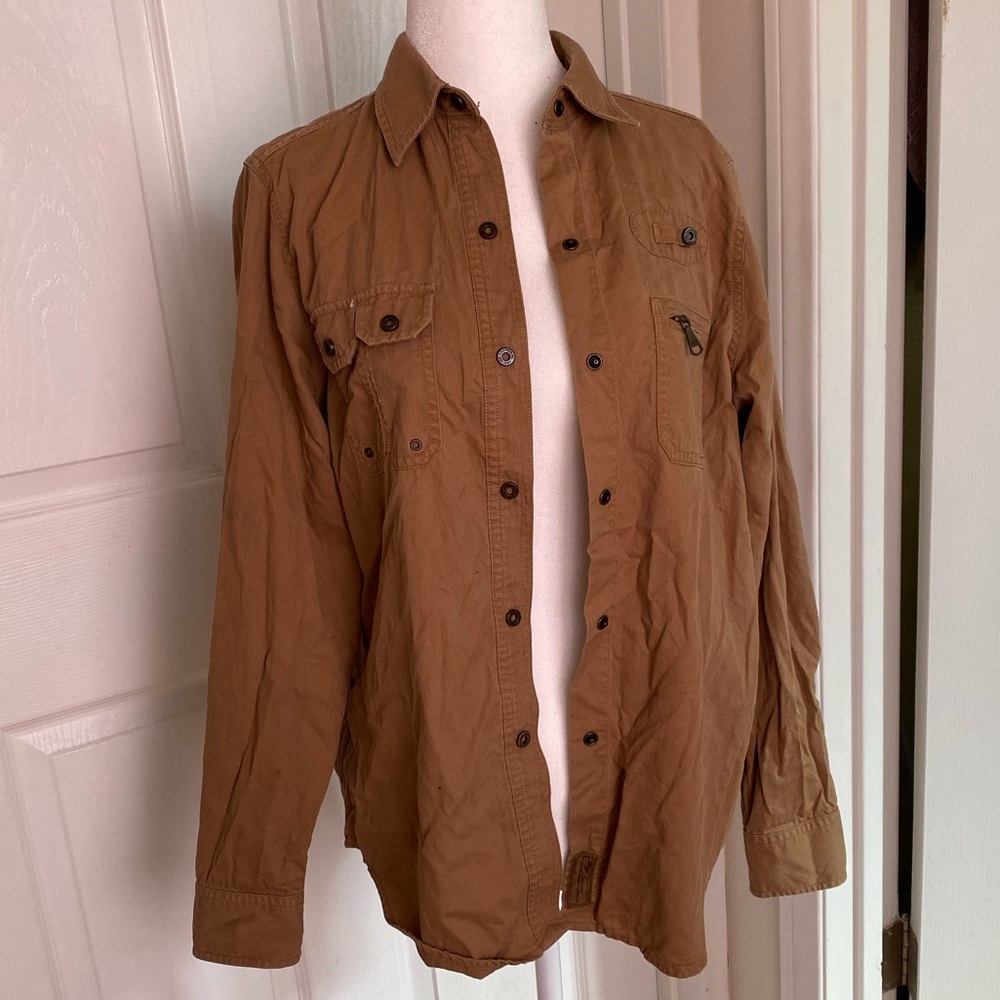 utility button down / up work shirt